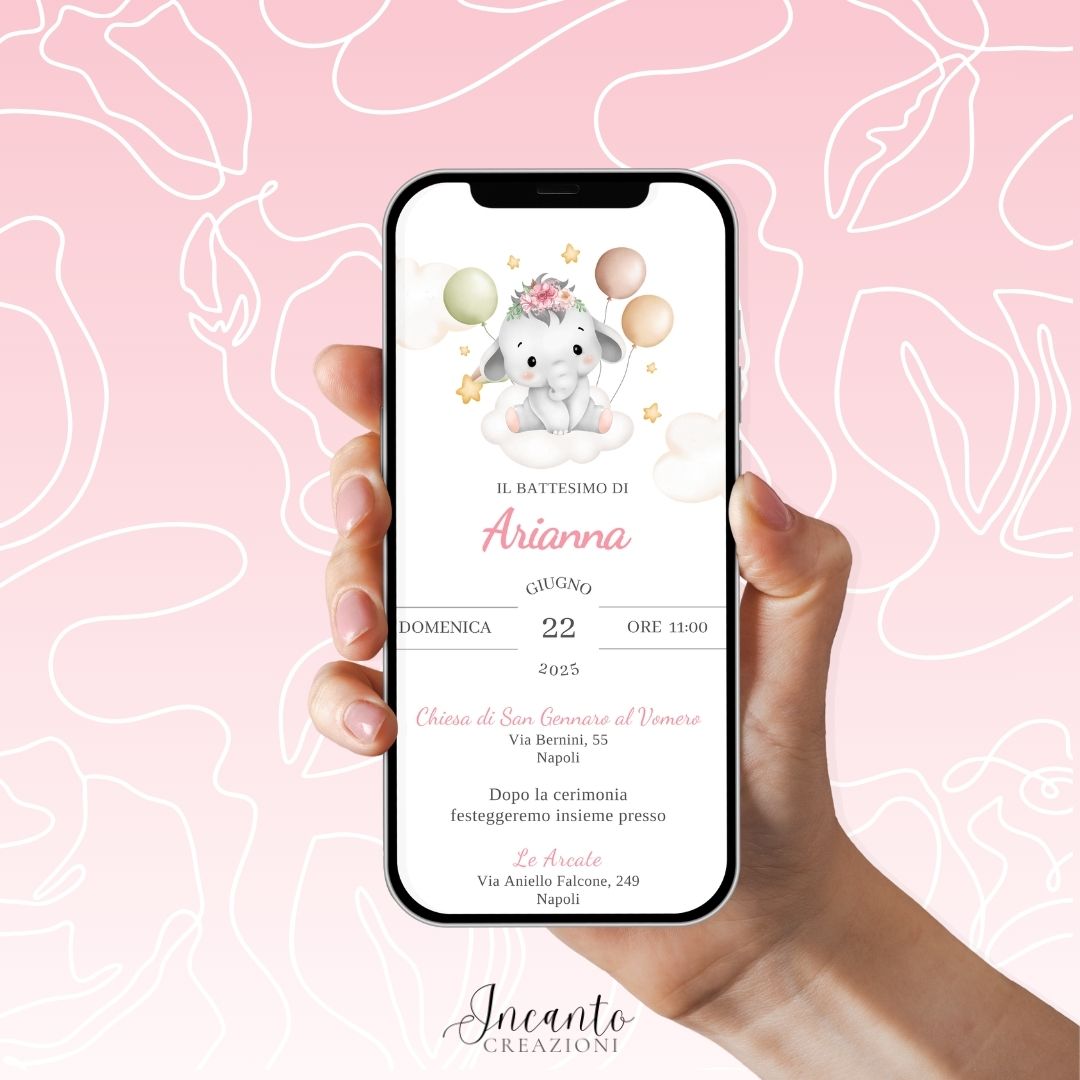 Invito Digitale Cod. D2424 — immagine 1
